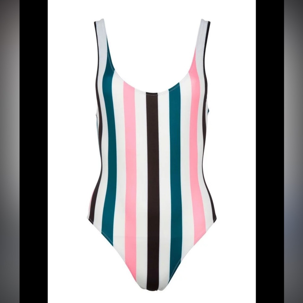 Solid and Stripe Swimwsuit